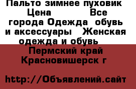 Пальто зимнее пуховик › Цена ­ 2 500 - Все города Одежда, обувь и аксессуары » Женская одежда и обувь   . Пермский край,Красновишерск г.